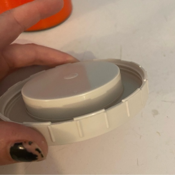 Vintage  orange coloured Thermos insulated jar - Picture 8 of 13